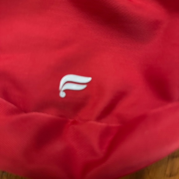 Fabletics Red Belt Bag Fanny Pack Crossbody Adjustable Sporty - Picture 2 of 8